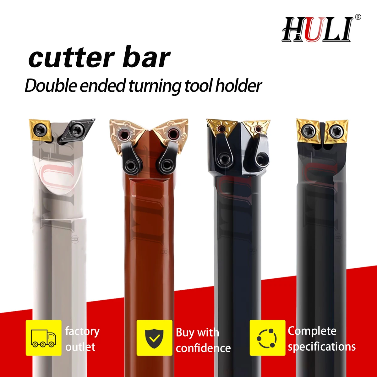 

CNC Double Head Triangular Turning Tool Holder Peach Shaped Boring Tool Holde MWLNRO8 Outer Round Inner Hole Cutting Tool Holder