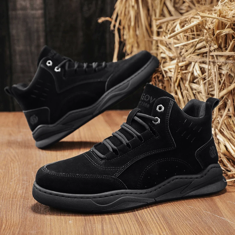 

Мужские кроссовки 2026: модные высокие ретро-модели с мягкой подошвой, нескользящие, для активного отдыха, большие размеры 38-48, для бега и спорта