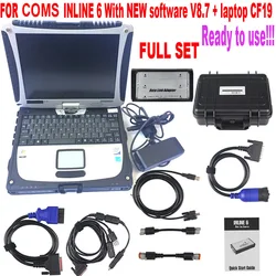 CUMMIS INLINE 6 Data Link V7.62 V8.7 Cummins diagnostic tool with CF19 laptop ready to use