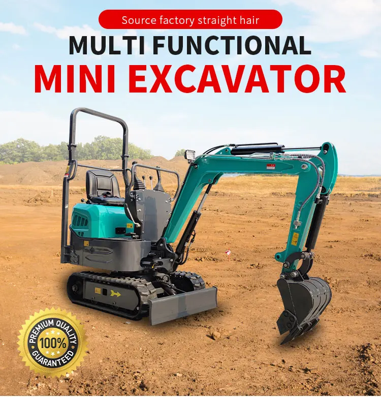 Nicosail 1,2-Tonnen-Minibagger 1200kg Kleiner Bagger Kompaktbagger für Landwirtschaft, Gartenbau und Kommunalbau Maßgefertigt ab Werk – Detail 2