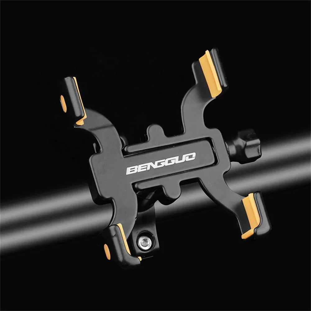 Universal Bicycle Mobile Phone Holder Aluminum Alloy Handlebar Smartphone Mount With 360 Rotation For Cell Phones