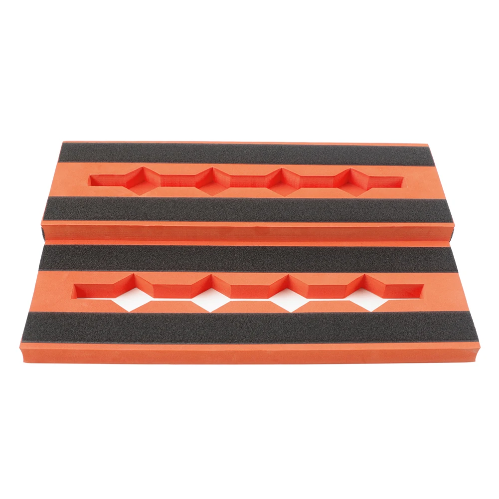 

44*28*4.6cm Effect Pedal Board EVA Pedal Board High-Density EVA Material Hollow Design Pedal Board Organized Cable Management