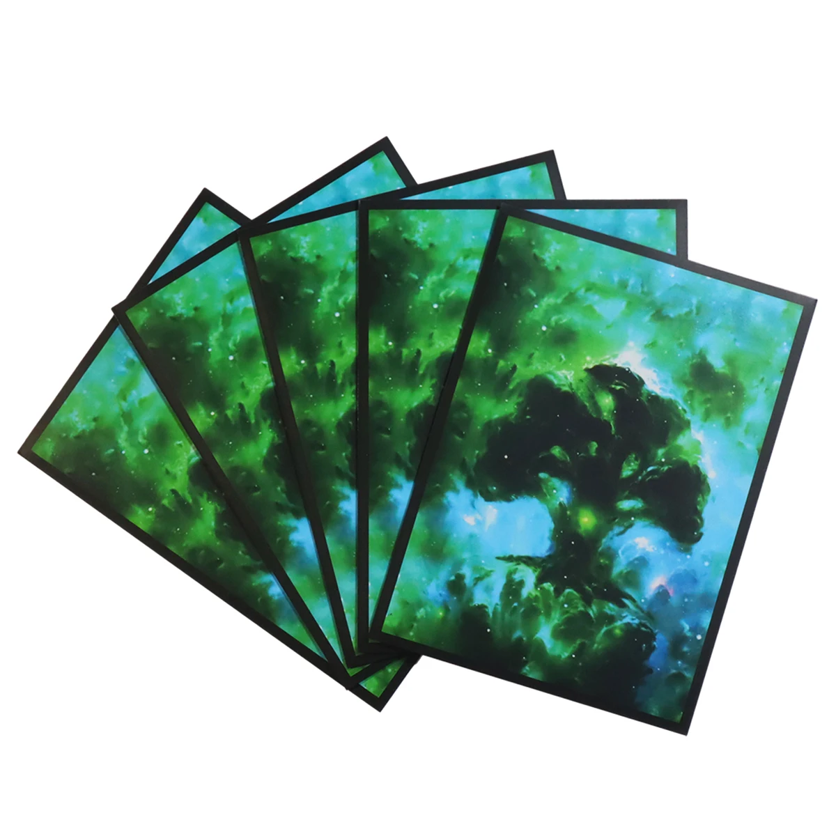 

60PCS 66x91mm Standard Size Deck Protector Sleeves Land Collectible Board Game Playing Game TCG Card Cover Shield Pkm/MTG Forest