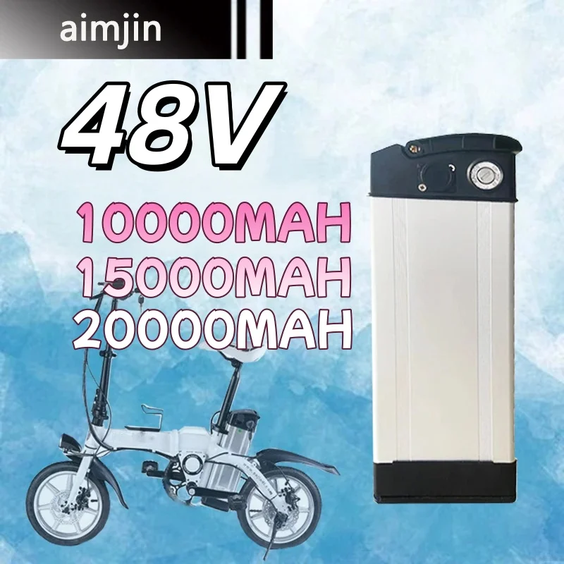 FOR Haiba 48V 20Ah Battery 18650 Lithium Rechargeable Battery Built-in Bms for 250W-1000W