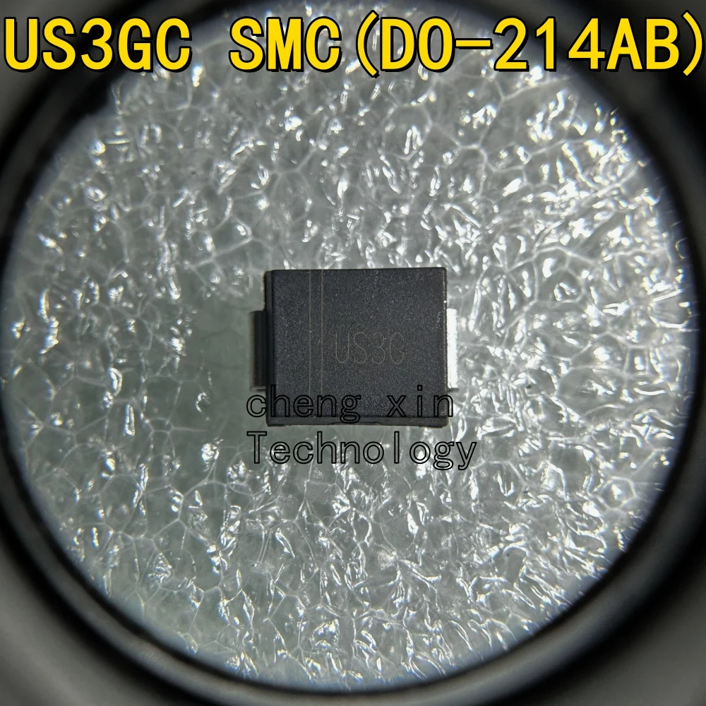 US3GC SMC 100pcs 20PCS US3GC SMC(DO-214AB) silkscreen：us3c New and Original Voltage:400V Current:3A High Efficiency Diodes