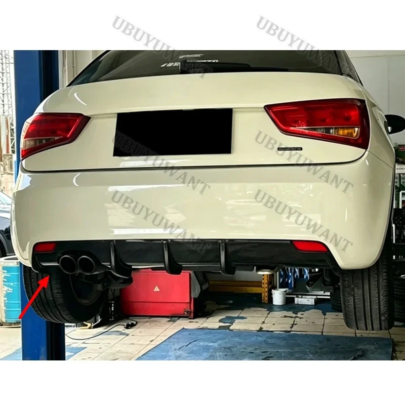 For Audi A1 2-Door Rear Diffuser Bumper Lip Spoiler Upgrade Refits Splitter 2011-2014 - view 4