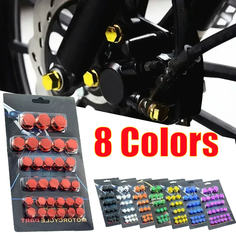 

30Pcs Motorcycle Screw Cover Plating Cap High-quality Multi-sized Car Motor Scooters Electric Decoration Covers Moto Accessories