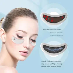 With 2 pairs of gel sticker Portable Dark Circle Bag Under Eye Wrinkle Removal USB plug EMS Microcurrent LED Eye Care device