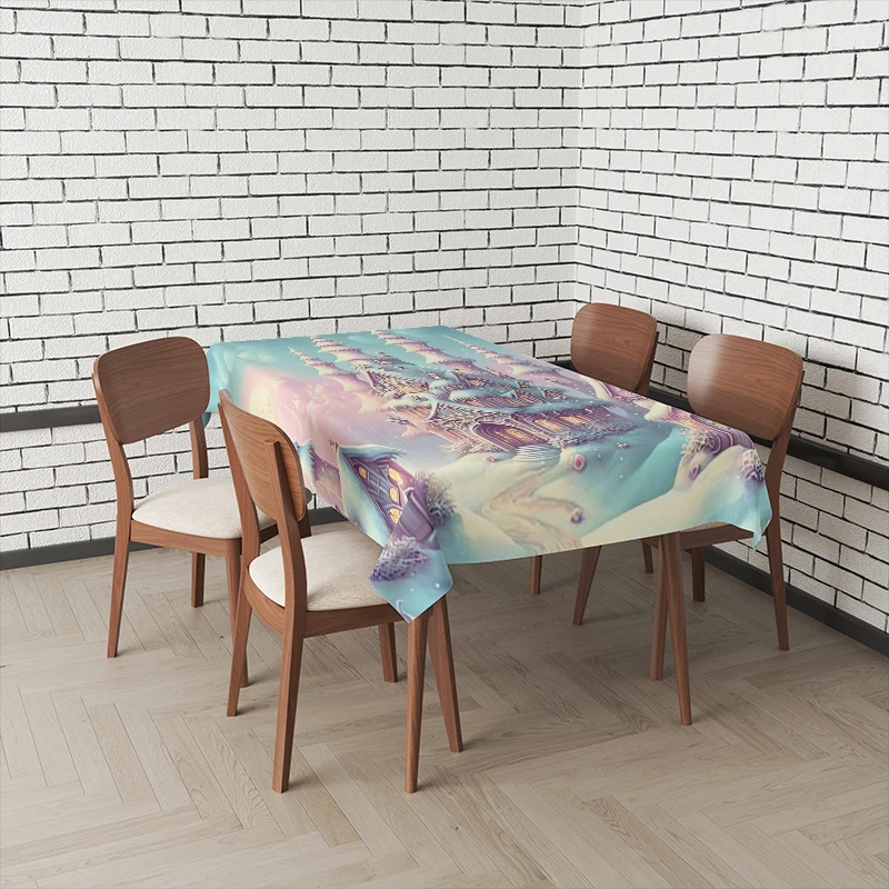 Home tablecloths for dining table decoration Natural and Animal Styles rectangular table accessories cloth Anti-stain tablecloth