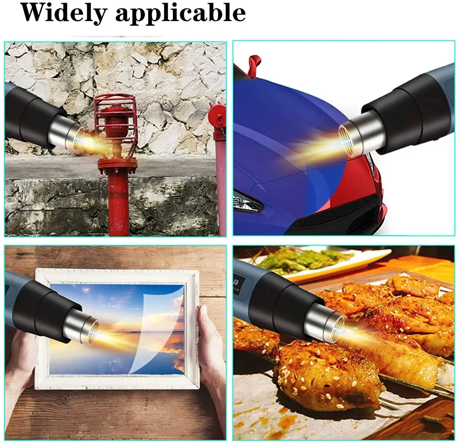 2024 new hot air gun 2500W variable advanced electric heat gun advanced hot air gun temperature adjustable electric heat gun220V