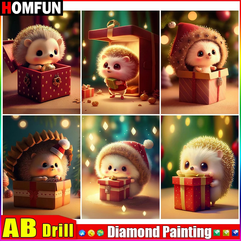 HOMFUN AB 5d Diamond Painting Full Square/Round 