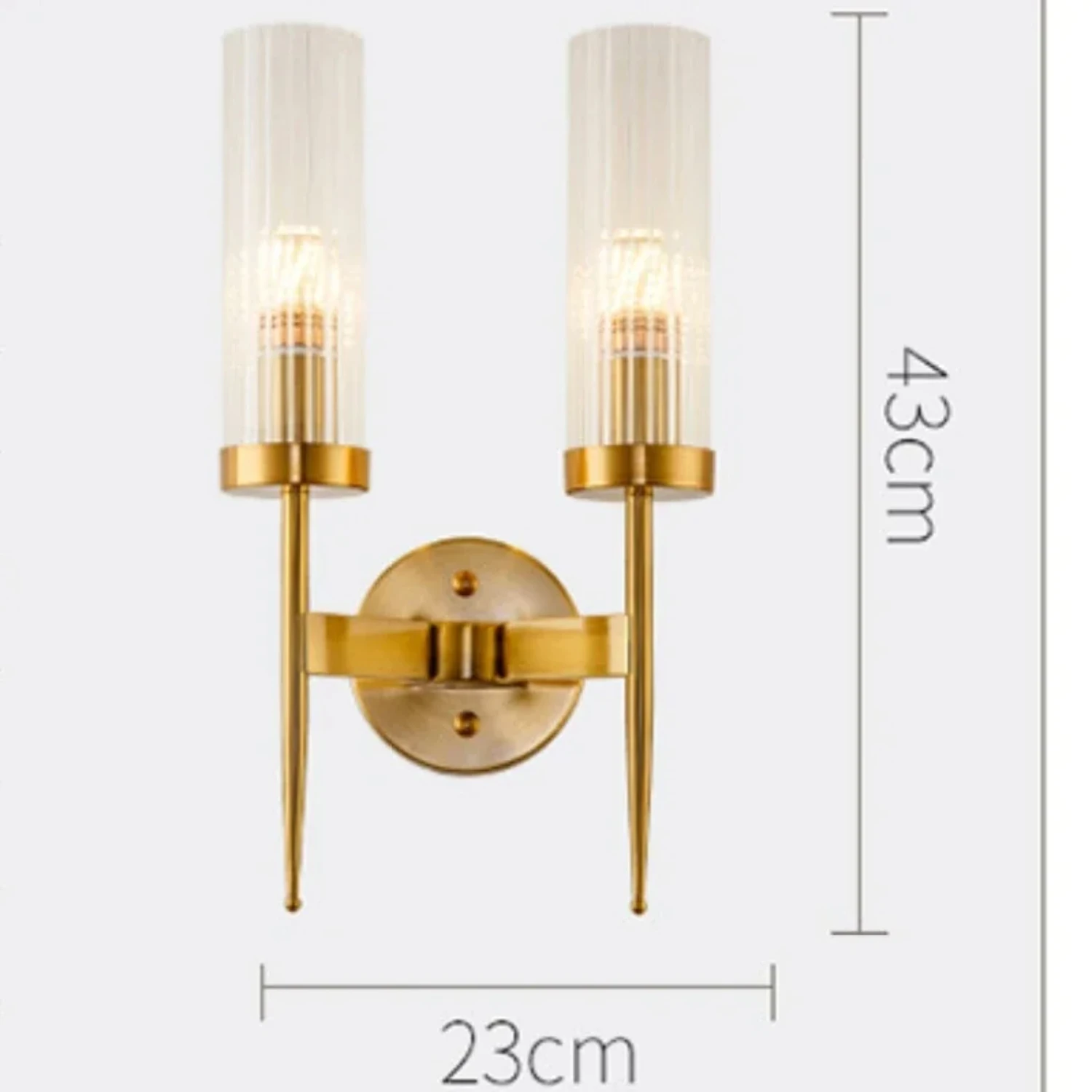 New Modern LED Wall Lamp Nordic Sconce Light Fixture Metal European Style Metal Light  Bedroom Light Wall Lights   Background