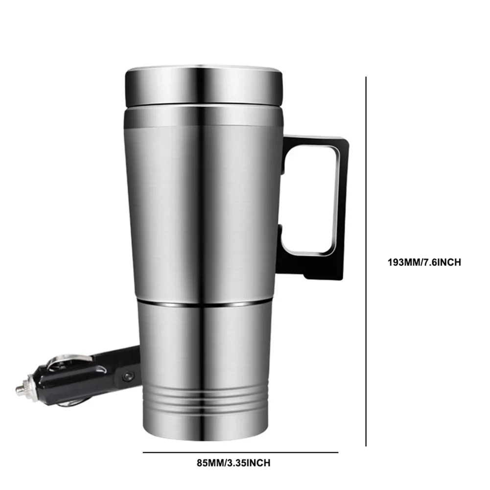 Bouilloire électrique 12V/24V 500 ml, tasse chauffante pour voiture, compatible voyage, chauffe-eau véhicule | Leroy Merlin Bouilloire électrique 12V/24V 500 ml, tasse chauffante pour voiture, compatible voyage, chauffe-eau véhicule | Leroy Merlin