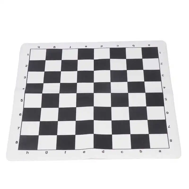 Chess Chess Board Chessboard Only PU Portable Soft Standard 35x35cm for Travel Outdoor Camping