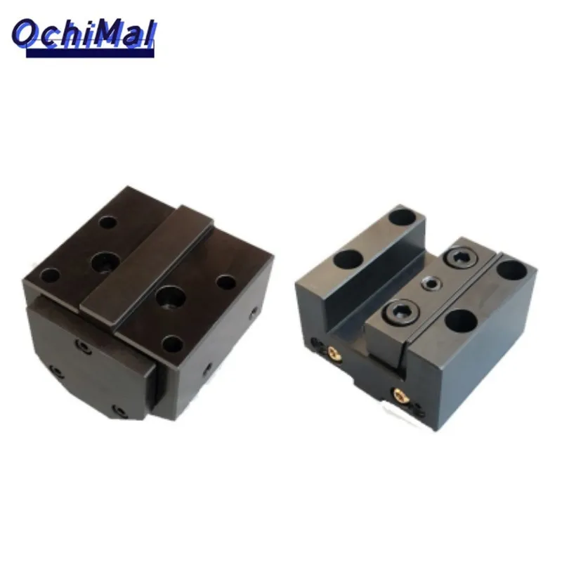 ieepo CNC Lathe Miniature Turret Tool Holder Block Machine Tool Turrets Boring Endface U-Drill Water Spray Slant Rail Lathe