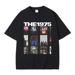 British Indie Alternative Rock Band The 1975 Graphic T-shirt Male Vintage Gothic T Shirts Men Women Casual Oversized Tshirt Tops