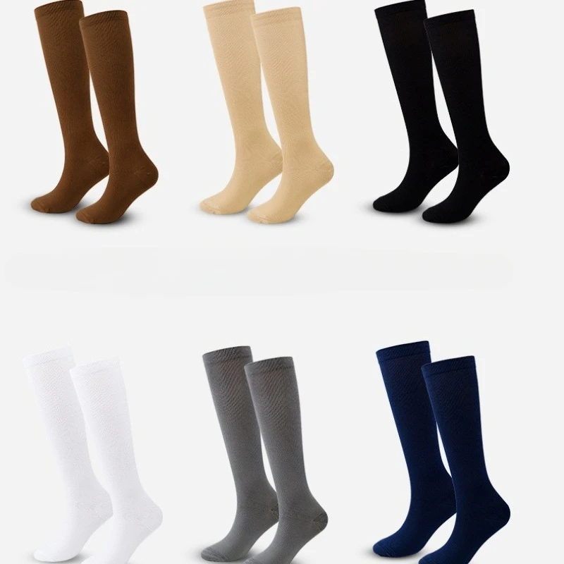 

Компрессионные носки Чулки Эластичные носки для езды на велосипеде Мужские и женские носки для фитнеса на открытом воздухе, бега Спортивные носки для теленка Носки под давлением