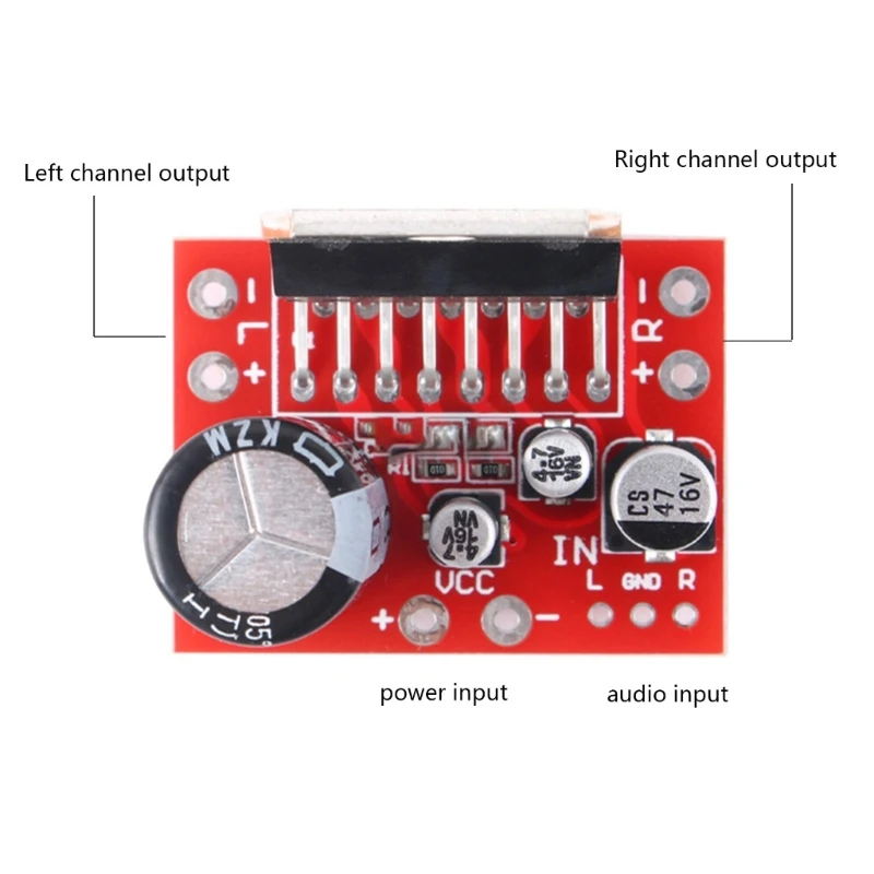 PCB Sound Amplifiers Board TD7379/CD7379 Sound Amplificador for Computer DIY Applications