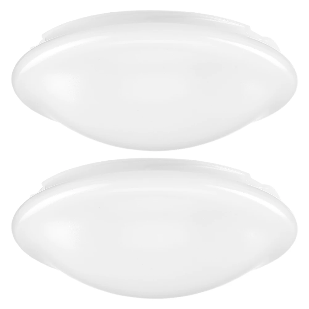2 Pcs Ceiling Light Lamp Shade Cover Replacement Fan Dome LED Fixture Covers White Plate Shades - Image 4