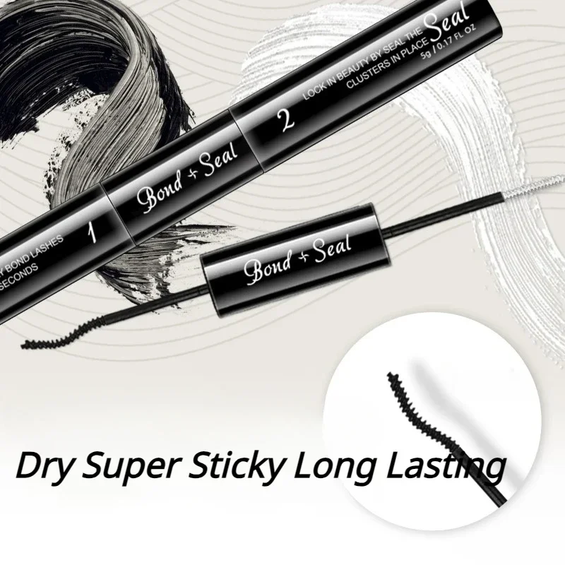 Hot Quick Drying Eyelash Bond Seal Fast Drying Lash Glue and Sealer Waterproof Strong Hold Cluster Lash Glue Bond and Seal