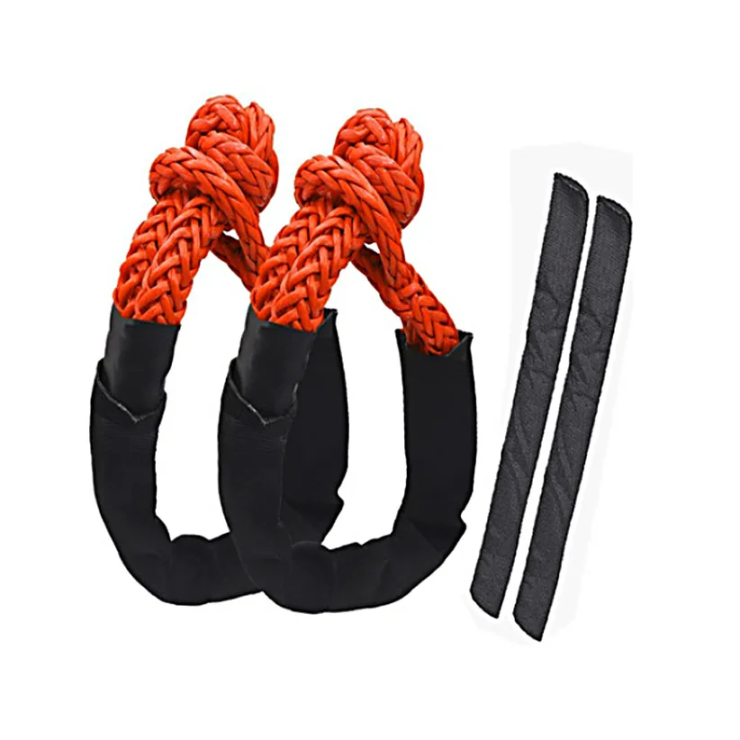 Outdoor Off-road Vehicle Winch Car Large Pull Soft Shackle Emergency Rescue Snatch Recovery Ring Accesorios 4x4 Off Road