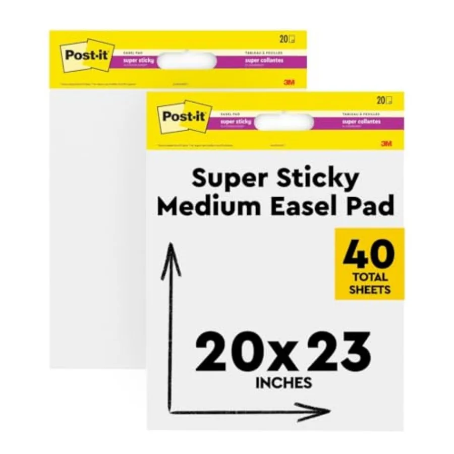 

Easel Pad 20 in x 23 in 50.8 cm x 58.4 cm 2 Packs per case