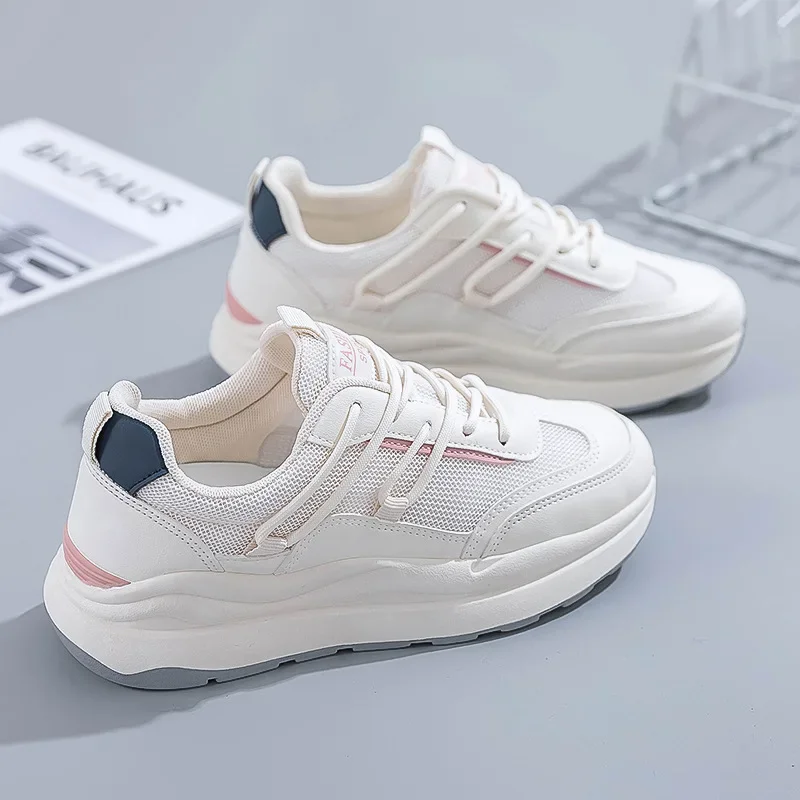 

Women New Sneakers Running Tennis Casual Vulcanized Shoes Youth Girls Mesh Elastic Comfortable Breathable Fashion DesignTrainers