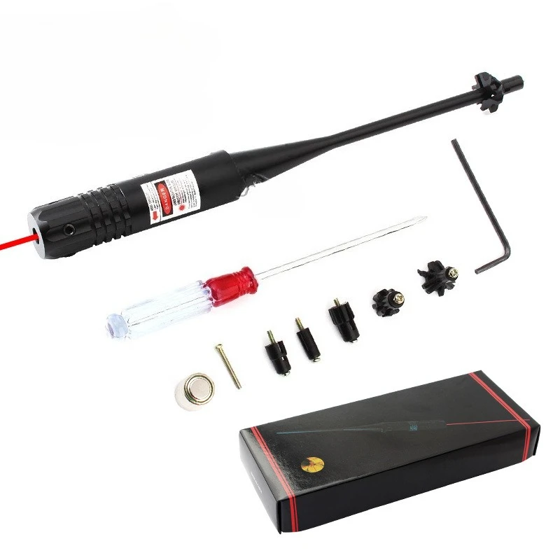 

High Quality 8301 .22 to .50 Caliber Boresighter Red Dot Laser Pointer Collimator Bore Sighter Kit Toy Gun Accessories