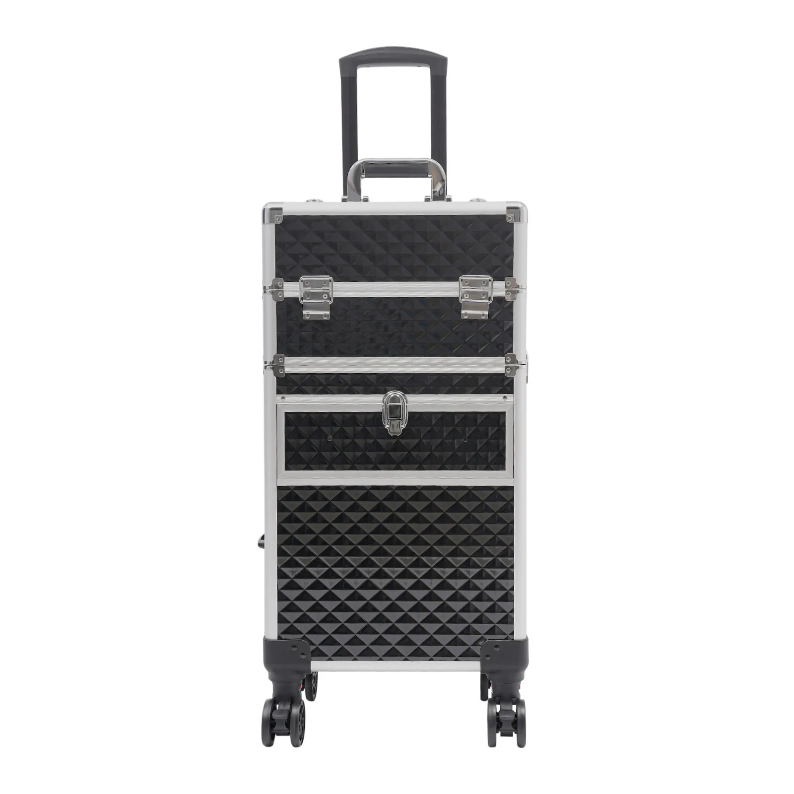 Multi-functional Rolling Makeup Train Case - Perfect for Makeup Artists and Hairstylists