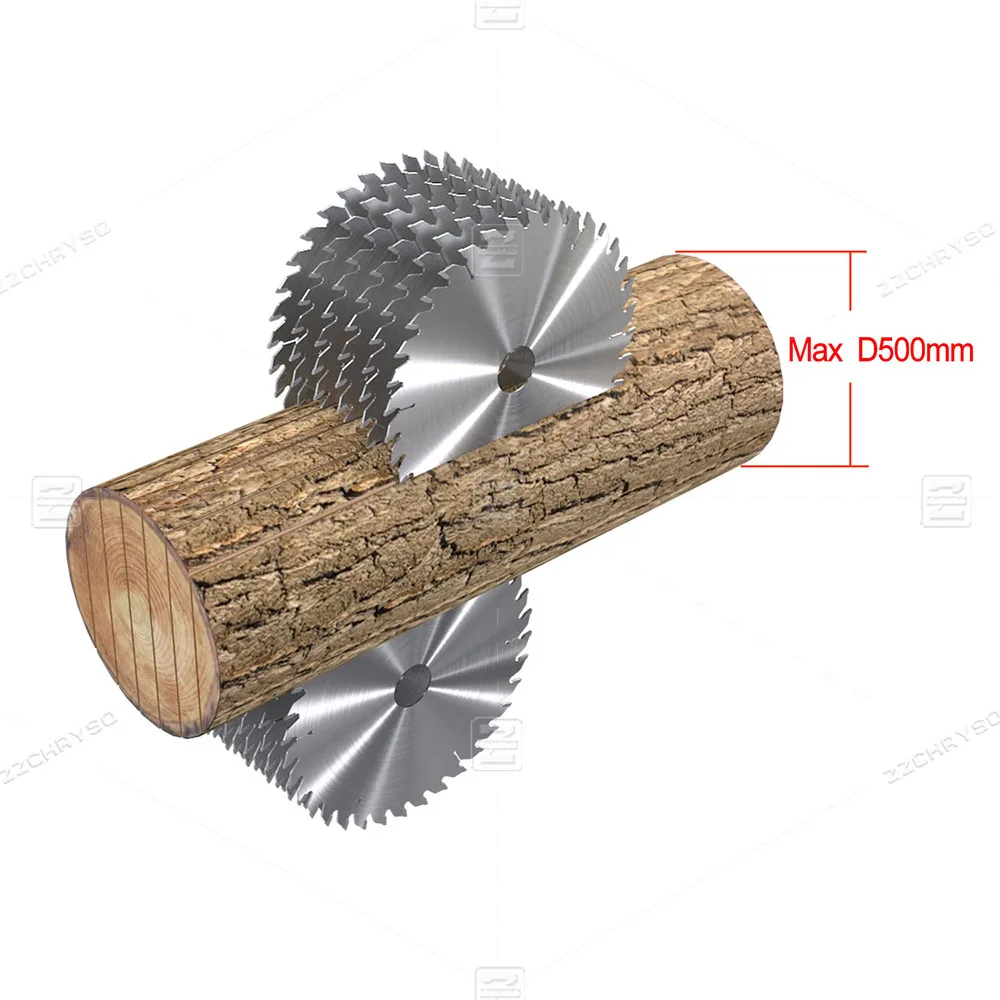 Round Log Saw Multi Blade Rip Saw Machine Wood Multi-blade Timber Saw Cutting Machine