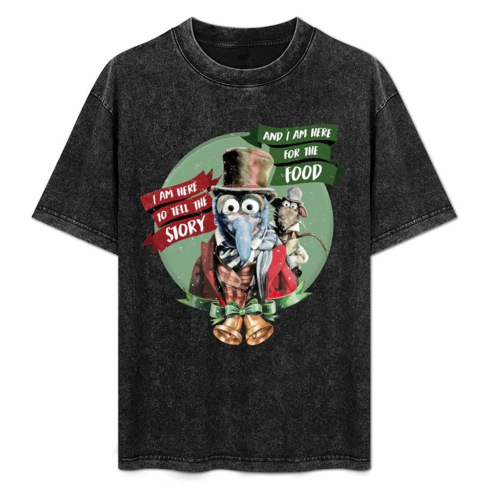 

Gonzo Rizzo The Muppet Christmas Carol T-Shirt Creative Graphic Tee Shirt