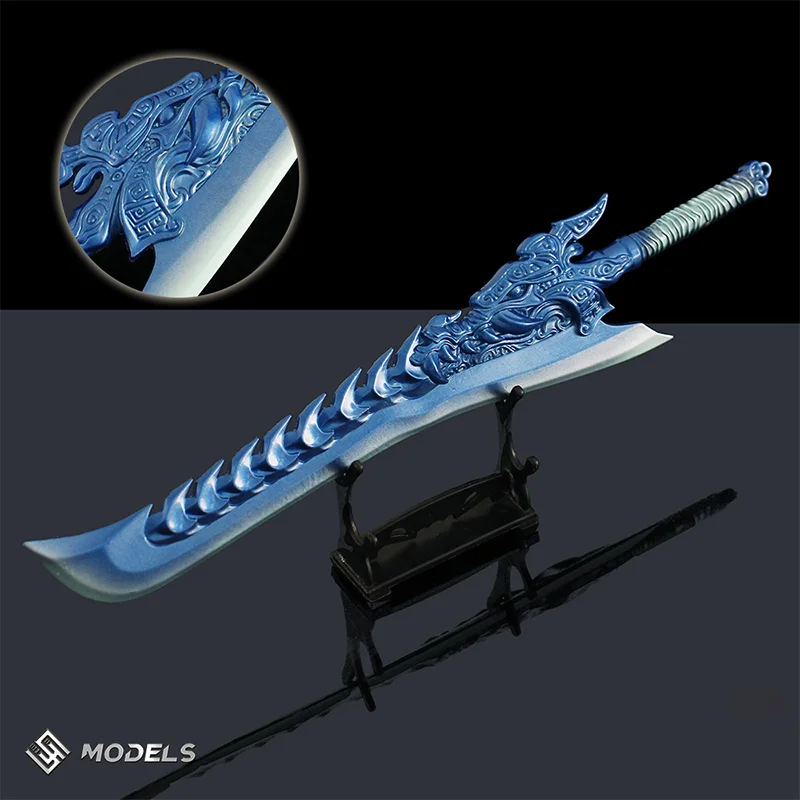 NeZha2 Ao Guang ฟันมังกรอาวุธดาบอะนิเมะ Action Figure Dragon King of The East China Sea Blue Blade ของขวัญของเล่น