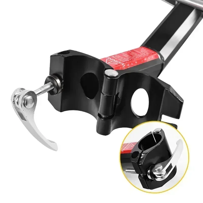 Porte-Bagages Arrière Rétractable Vélo Alliage Aluminium - Support Sacoche Fixation Rapide Charge 9 Kg