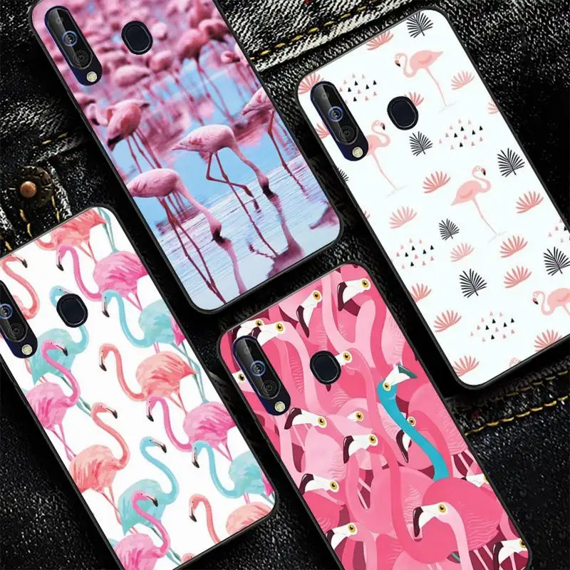 

FHNBLJ Flamingo Phone Case for Samsung A51 A30s A52 A71 A12 for Huawei Honor 10i for OPPO vivo Y11 cover