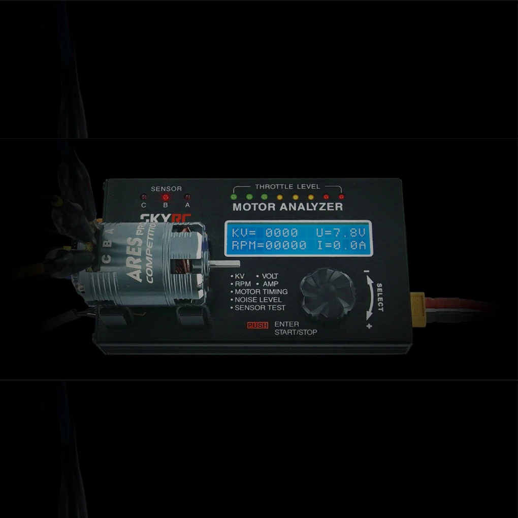 Analyseur de moteur sans balais pour voiture RC, mesure ABS, synchronisation et proximité actuelle, Wn avec SKYRC