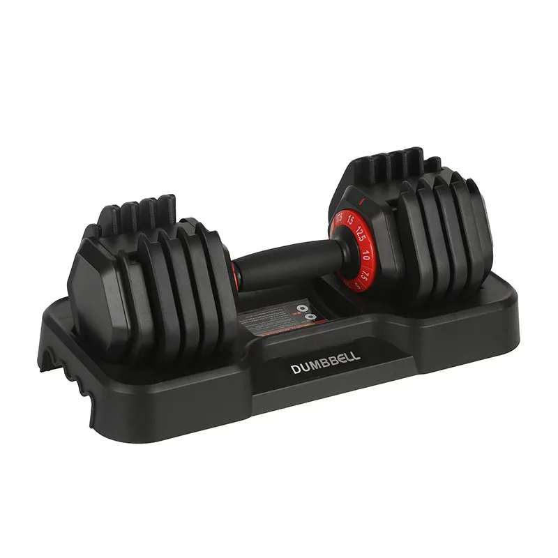 Factory Direct Hot Sale  Cast Iron Dumbbells Adjustable Set  Gym at Home 25lb or 11kg  Adjustable Dumbbell Sets