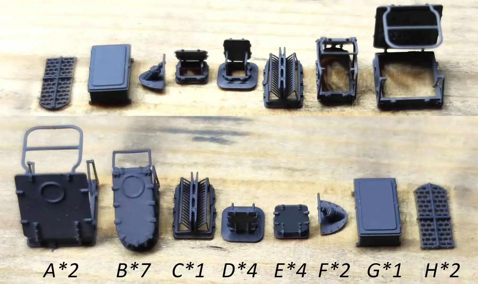 BUNKER IJN35112 YAMATO Deck Door Set （OPEN）3D Print Set for Tamiya 78025 kit