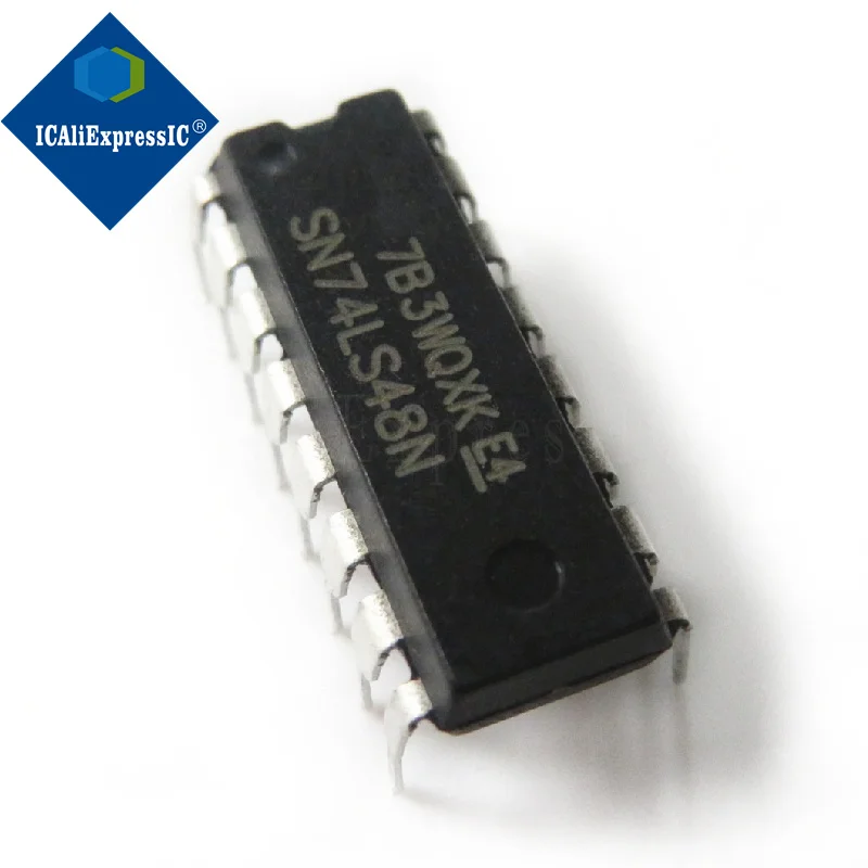 10pcs/lot 74LS48 SN74LS48N HD74LS48P DIP-16 In Stock