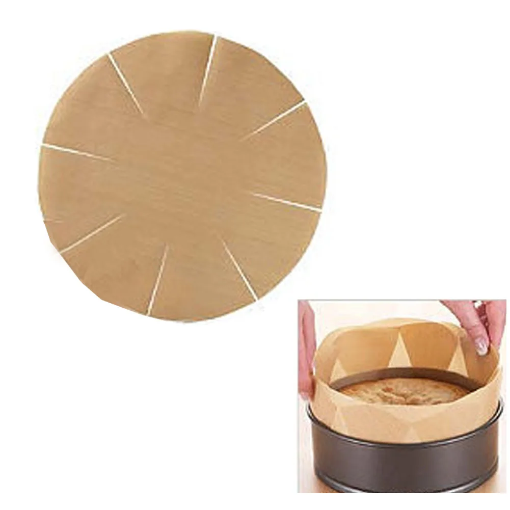 Glass Fiber Roasting Durable High Temperature Nonstick Cake Mold Liner Reusable Wall Easy Clean Baking Circle And Frilled Tray