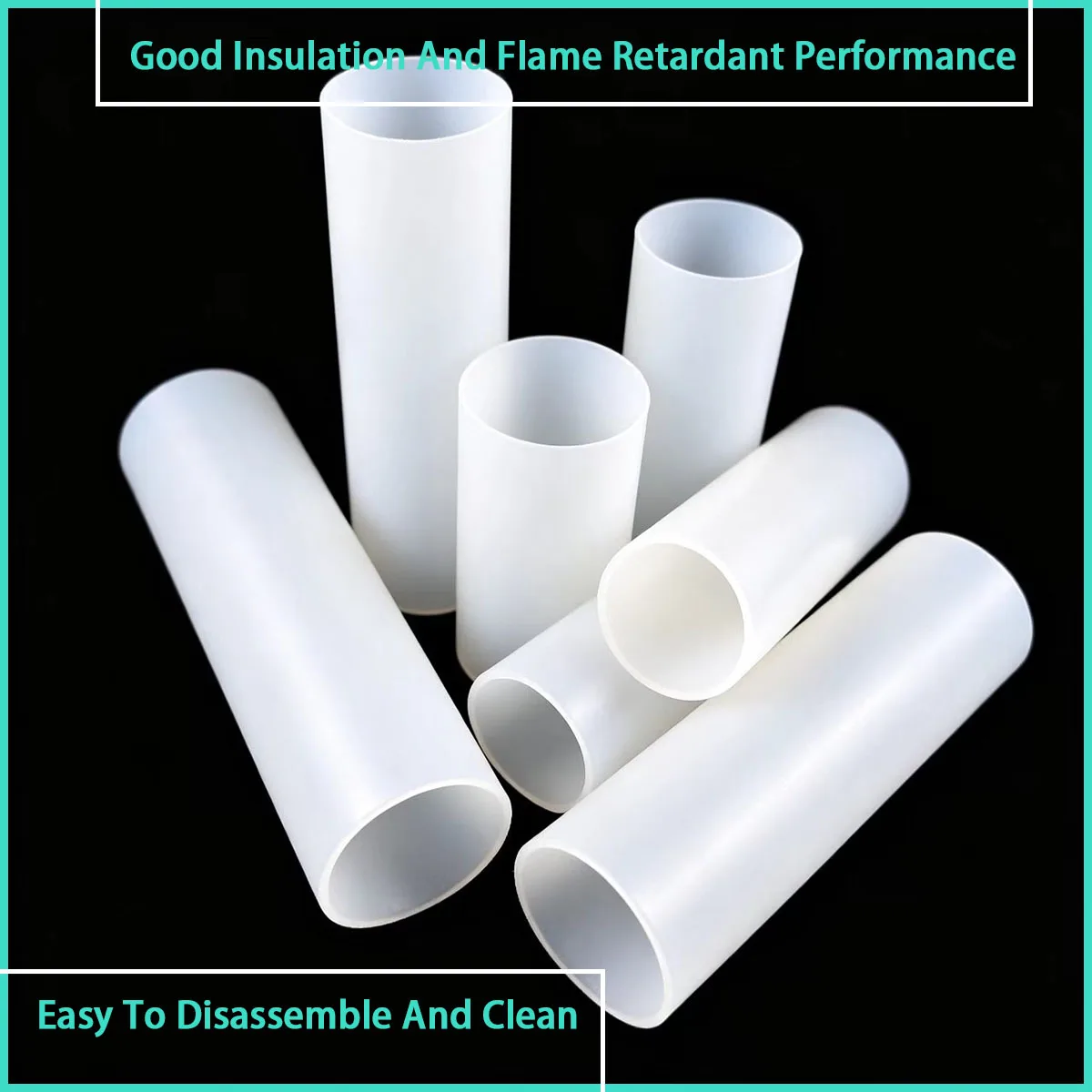 Size 205*209mm-1000*1004mm large diameter silicone hose is used for high flow transportation in food and chemical industries