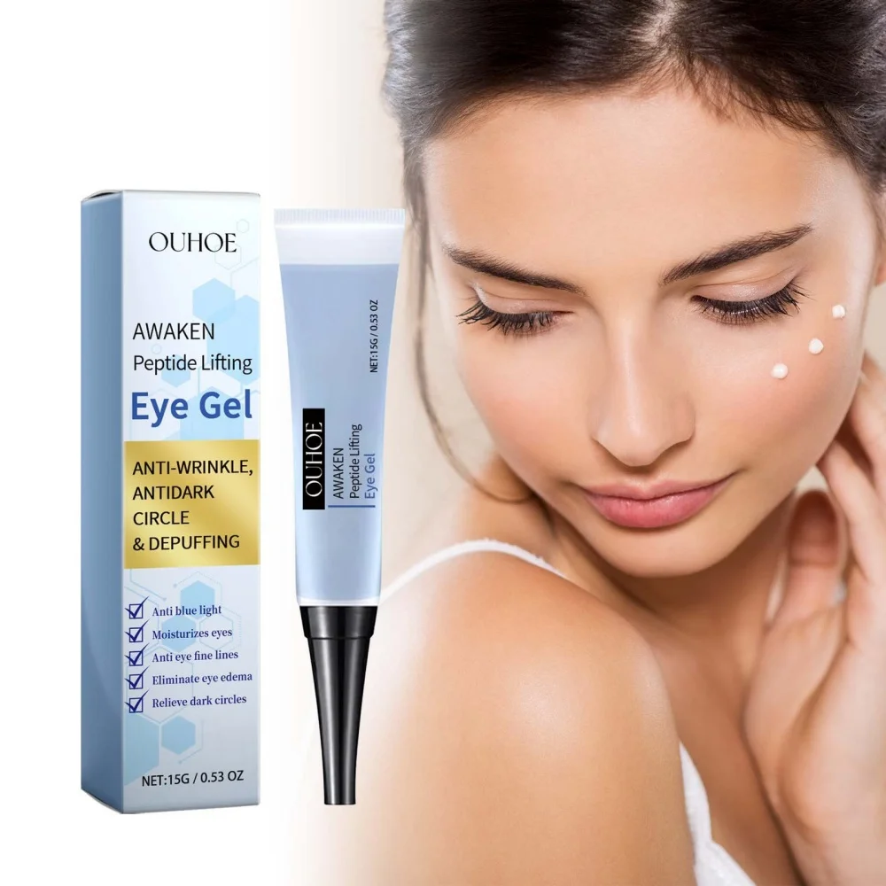 

Awakening Peptide Brightens Fine Lines and Dark Circles, Moisturizing and Moisturizing Skincare Massage Moisturizing Eye Cream