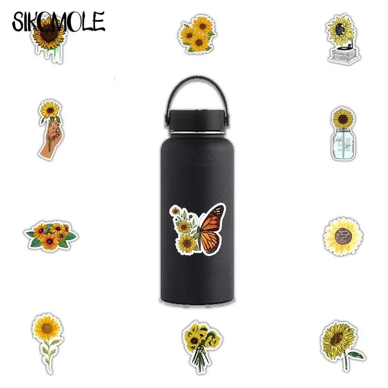 10/30/50PCS Sunflower You Are My Sunshine Stickers DIY Toy Car Skateboard Guitar Laptop Travel Luggage Decal Graffiti Sticker F5