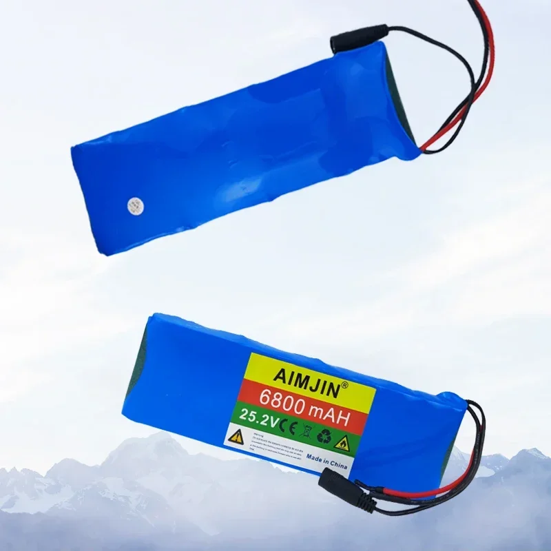 2024 NEW 6S2P Lithium Ion Battery 18650 25.2V 6800mAh Used for Imagomoteur and Charger