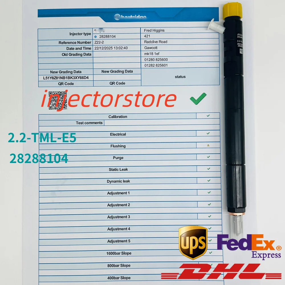 

28288104 Common Rail Fuel Injector for TATA 2.2-TML-E5 Diesel Injector