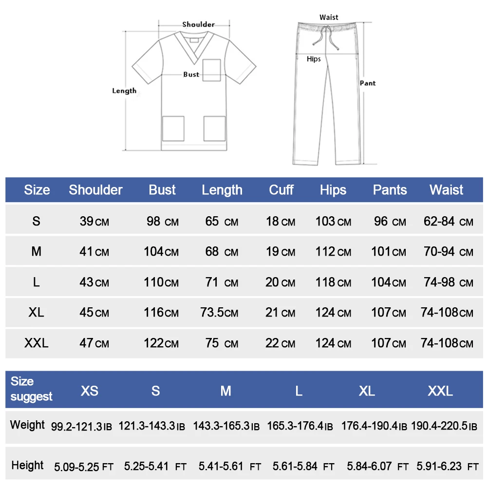 Uniforme quirúrgico de alta calidad para mujer, ropa de trabajo para enfermera, médico, clínica Dental, laboratorio