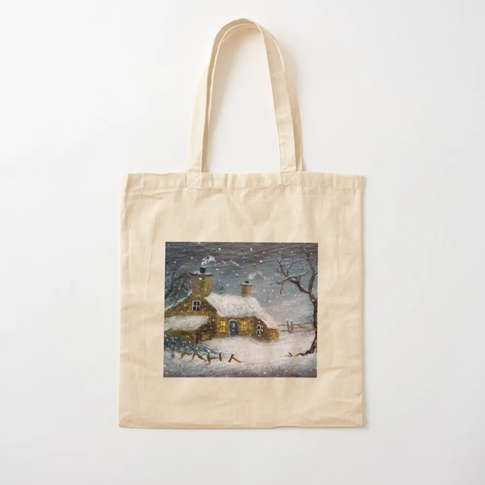 

In the cold midwinter by Artist Tom Paul Newberry Tote Bag university shopper bag custom fabric bag Women bags Canvas Tote