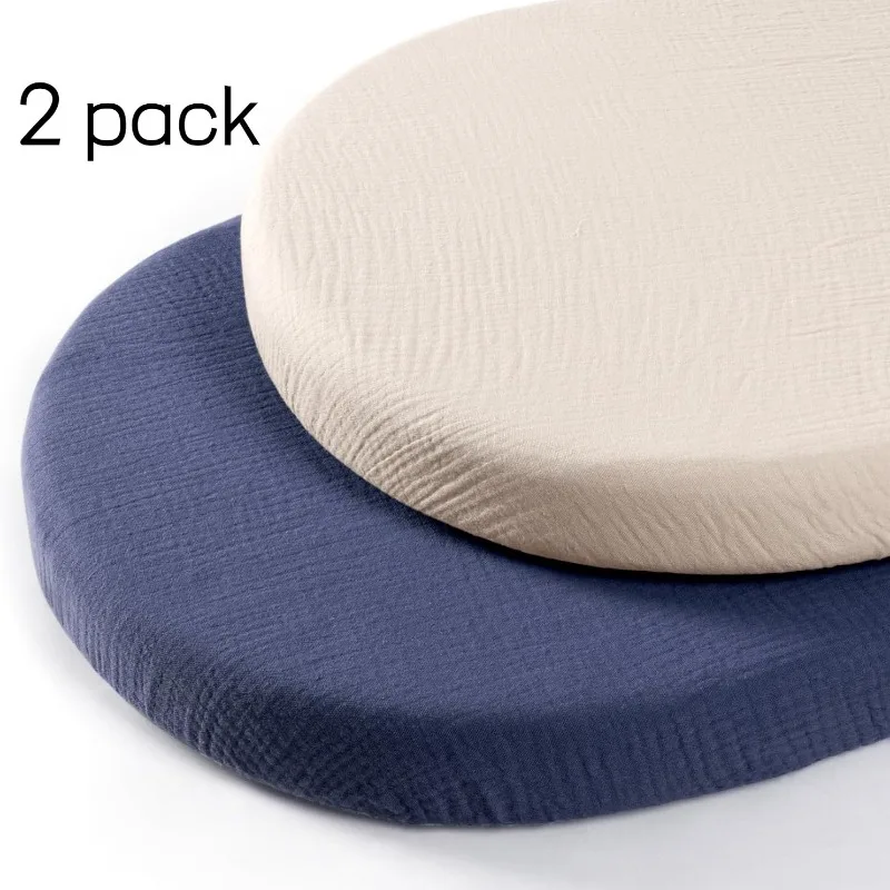 Комплект белья для малышей из 2 предметов, дышащая хлопковая пряжа, съемная простыня, моющийся наружный чехол, чехол для подушек