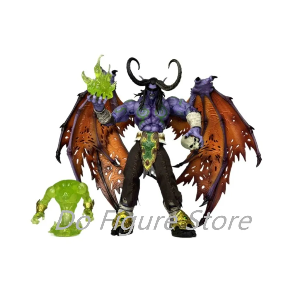 WOW Hero Toys 23Cm Illidan Stormrage Demon Hunter Elf Yudean Dolls Full Set Action Figure Model Toys Best Fans Collection Gift