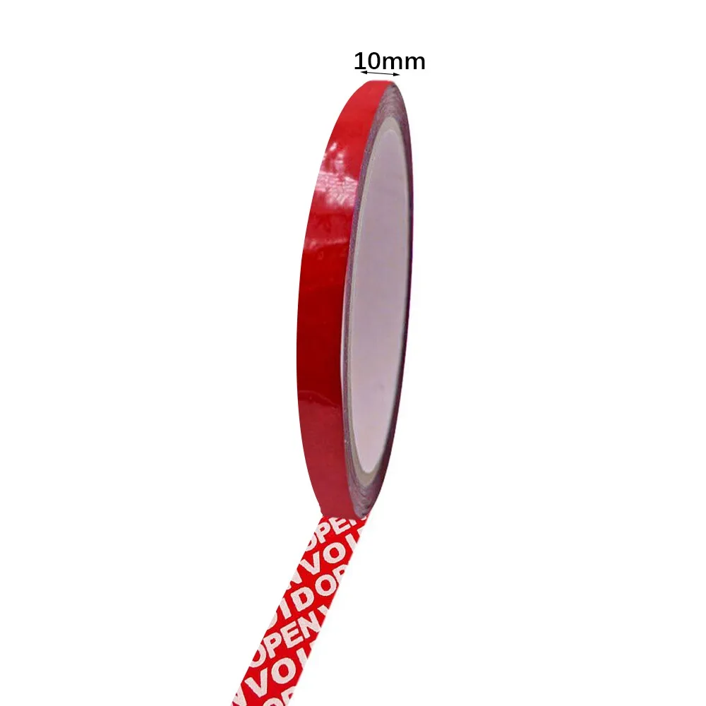 

50 м недействительная гарантия безопасности, клейкая лента с защитой от несанкционированного доступа, анти-поддельная этикетка, уплотнительная наклейка для безопасности