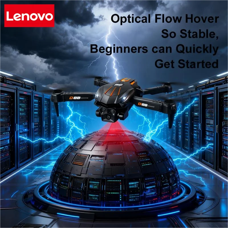 Lenovo D88 Drone 8K Aerial HD Dual Camera Photography Optical Flow Hovering Gesture Shooting Folding Brushless Power GPS Drone view 5